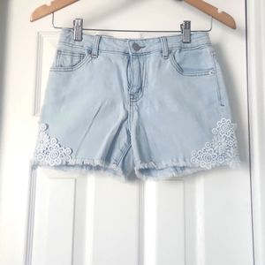 Cat & Jack Denim Shorts Size L 10/12